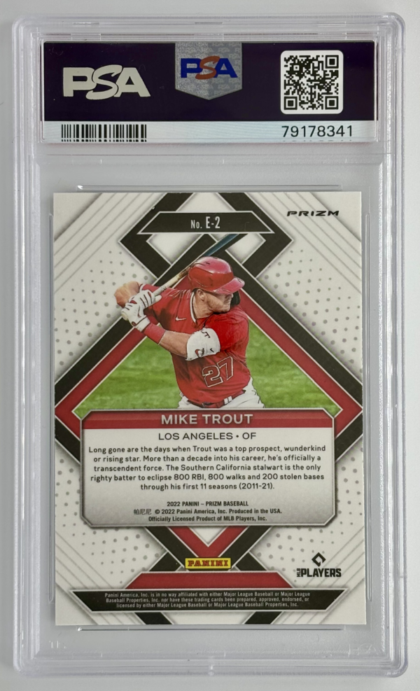 Mike Trout - 2022 Prizm - Emergent - Silver Prizm